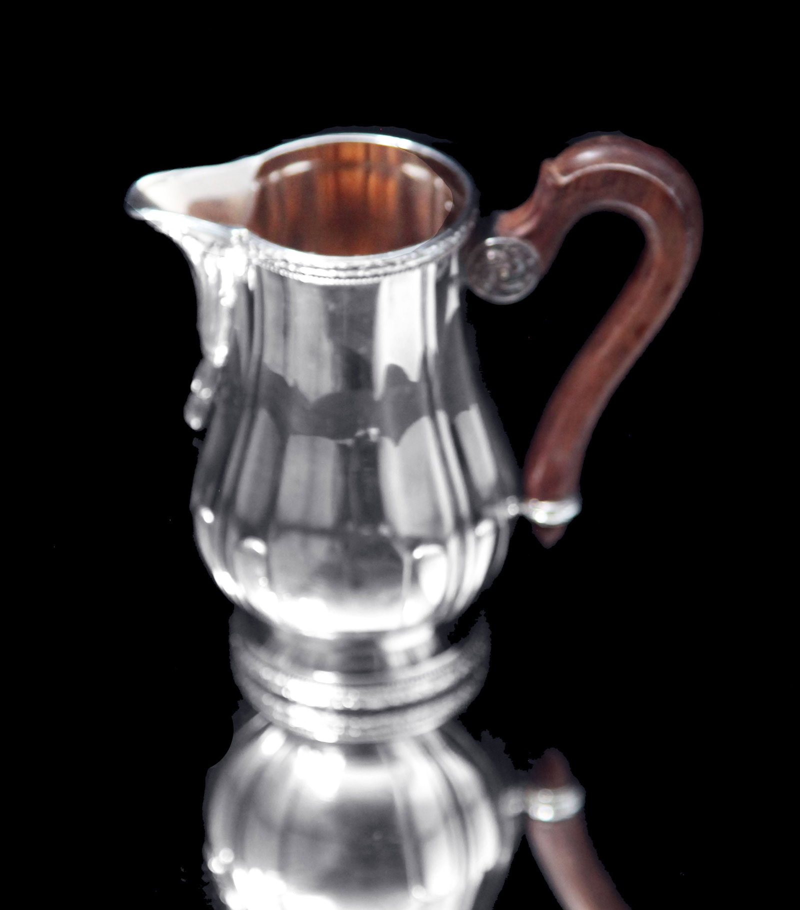 Puiforcat (Hermes): 4pc. Antique French Louis XVI Sterling Silver Tea Set + Tetard Sterling Serving - 12