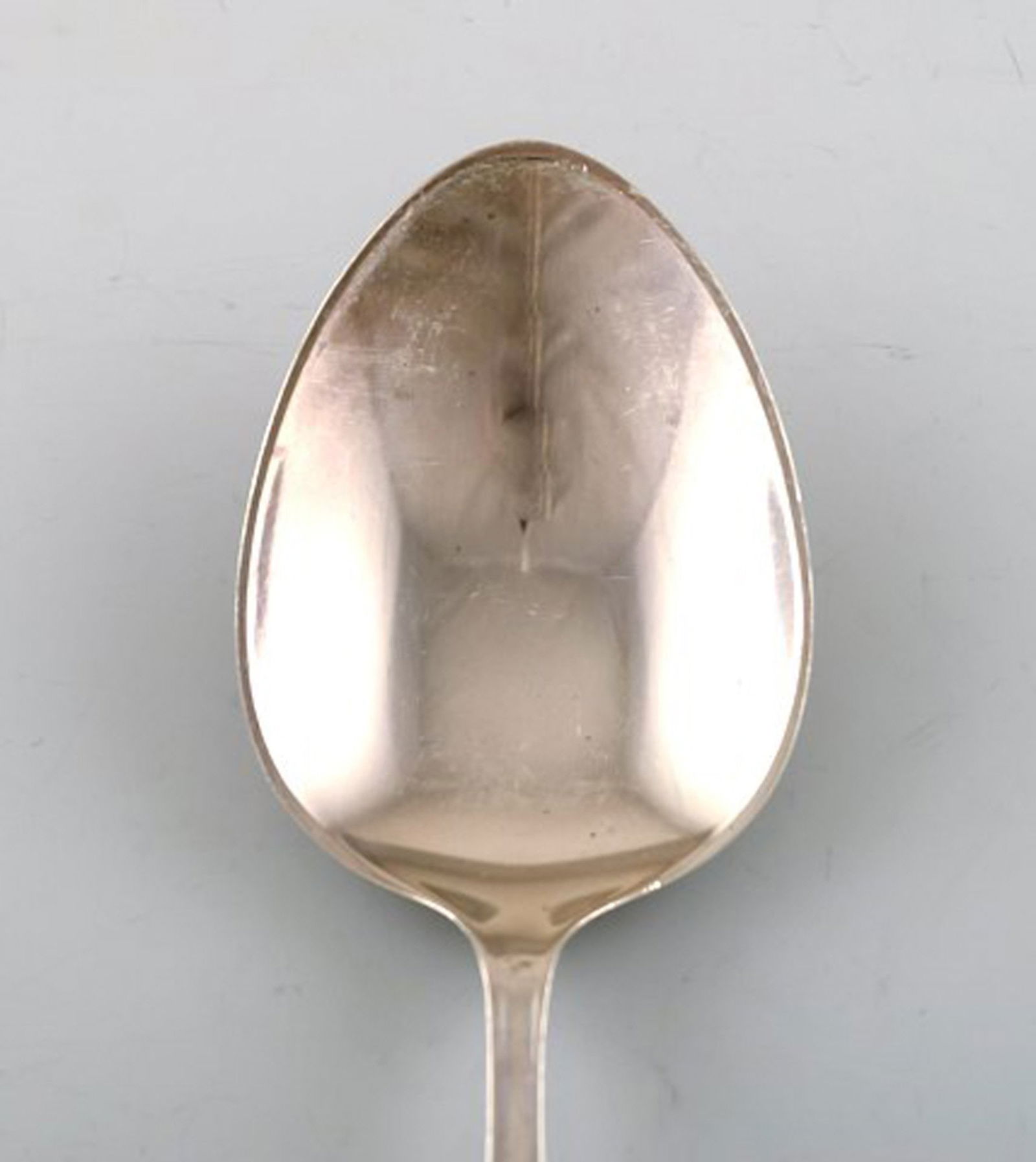 Georg Jensen Sterling Silver Cypress dessert spoon. - 3