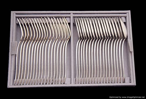 LAPPARRA FRENCH ANTIQUE STERLING SILVER FLATWARE SET, 111pcs. (SERVICE FOR 18), LOUIS XVI, CHEST, - 8