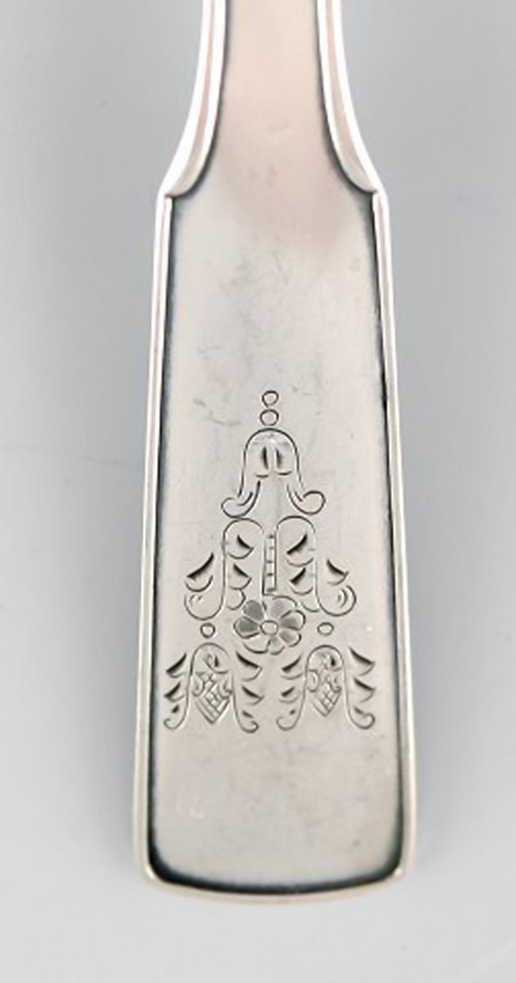 Hans Hansen silverware number 2. Sugar spoon in all silver. - 2