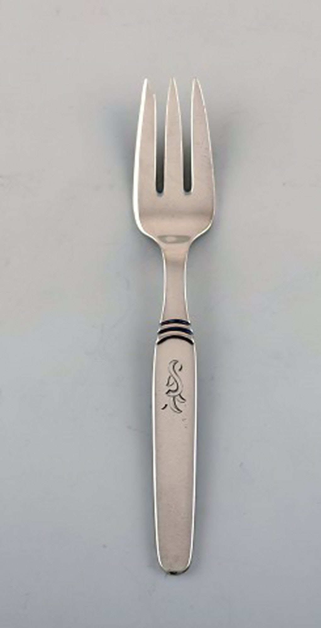 Hans Hansen silver cutlery number 16. Twelve art deco pastry forks in silver (830). Dated 1942. - 2