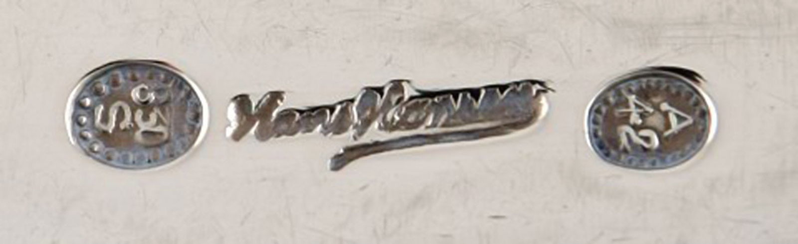 Hans Hansen silver cutlery number 16. Twelve art deco pastry forks in silver (830). Dated 1942. - 5