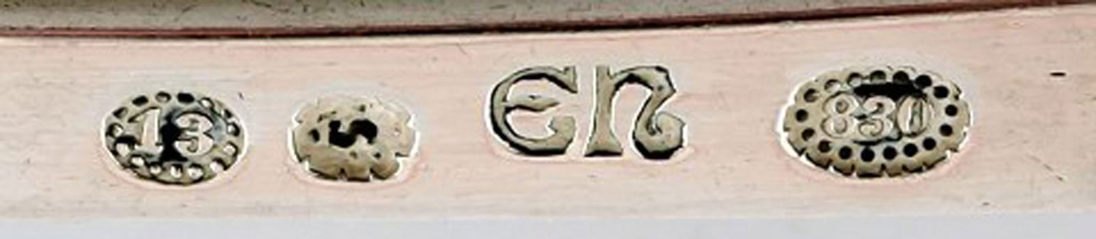 Evald Nielsen number 13, sugar tongs. - 4