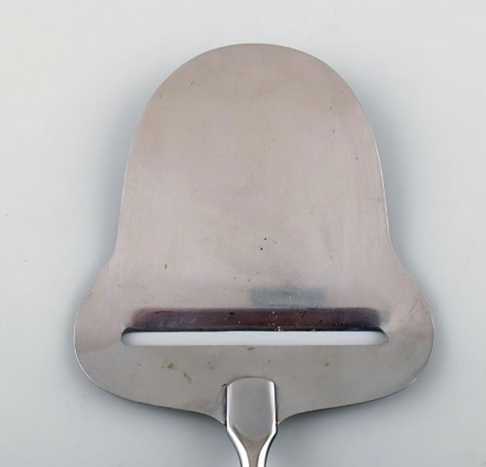 Hans Hansen silverware number 2. Cheese slicer in all silver and stainless steel. - 3