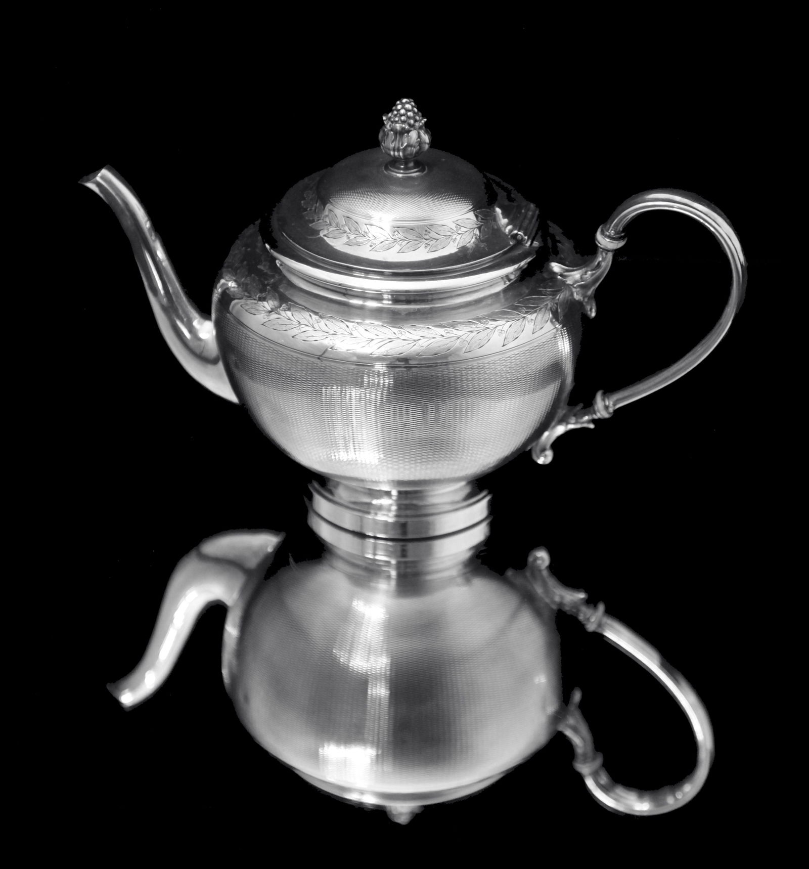 Odiot - 6pc. Antique French Sterling Silver Tea Set, Like New Condition, 1890s. - 10