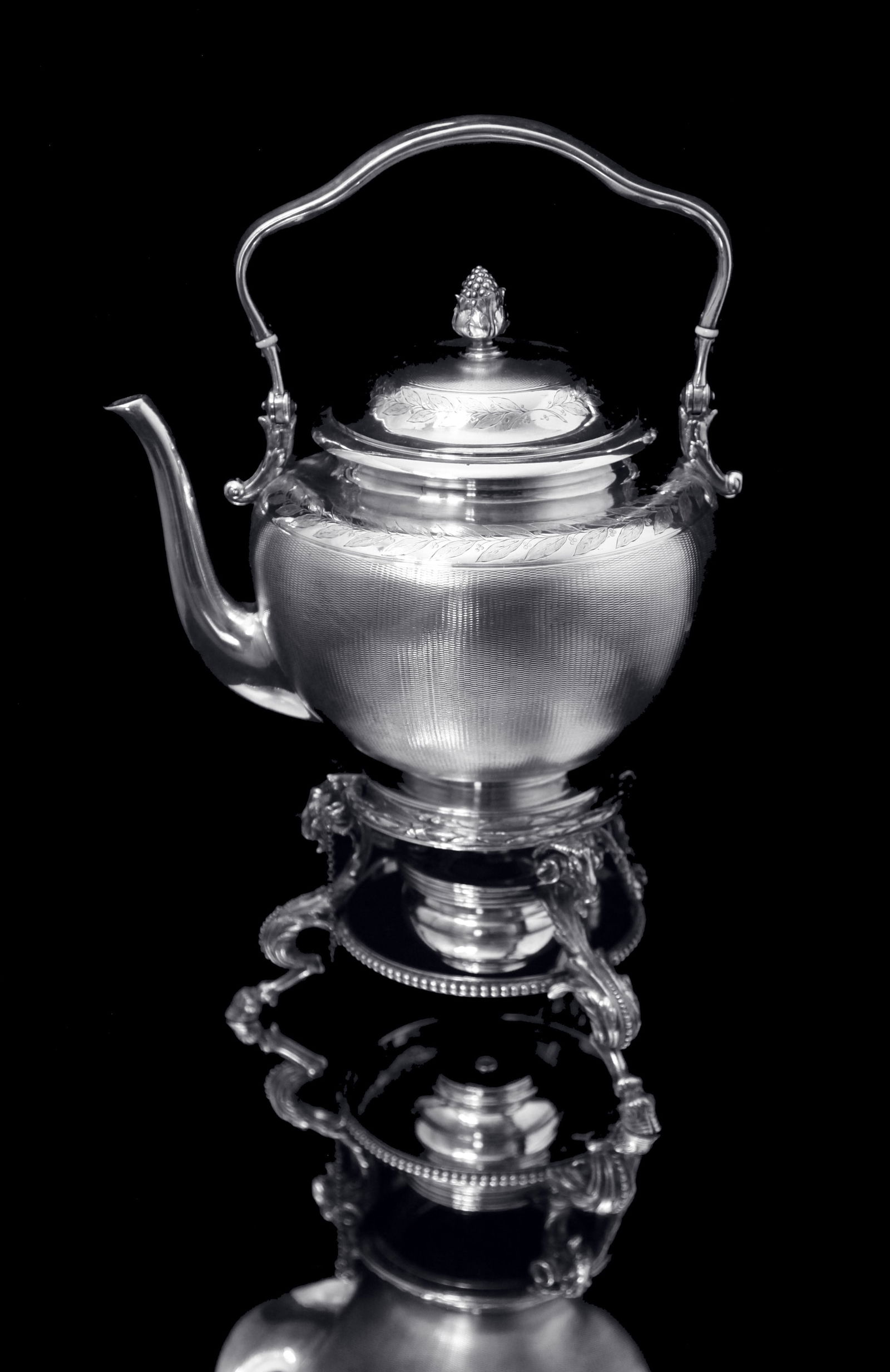 Odiot - 6pc. Antique French Sterling Silver Tea Set, Like New Condition, 1890s. - 5