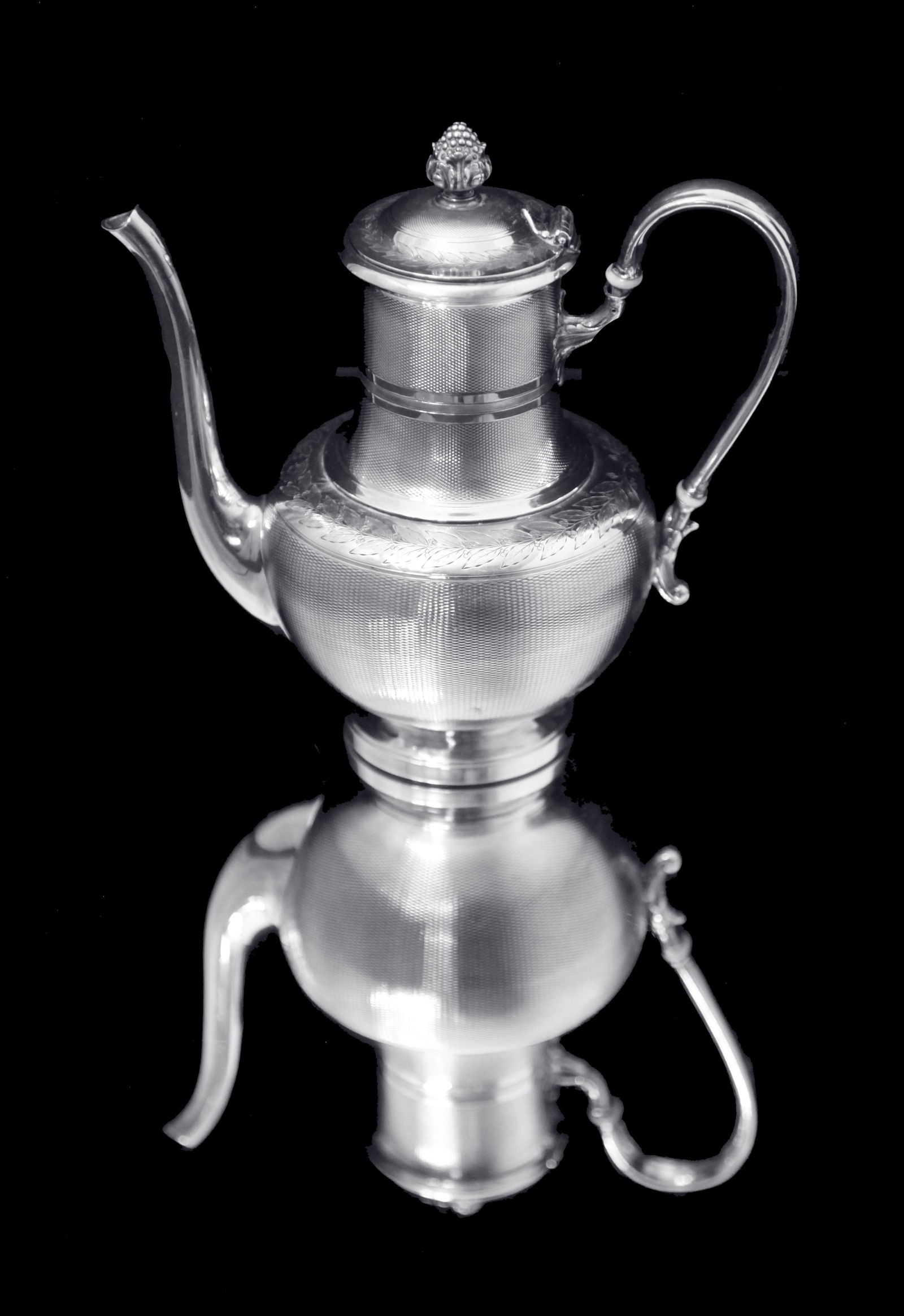 Odiot - 6pc. Antique French Sterling Silver Tea Set, Like New Condition, 1890s. - 6