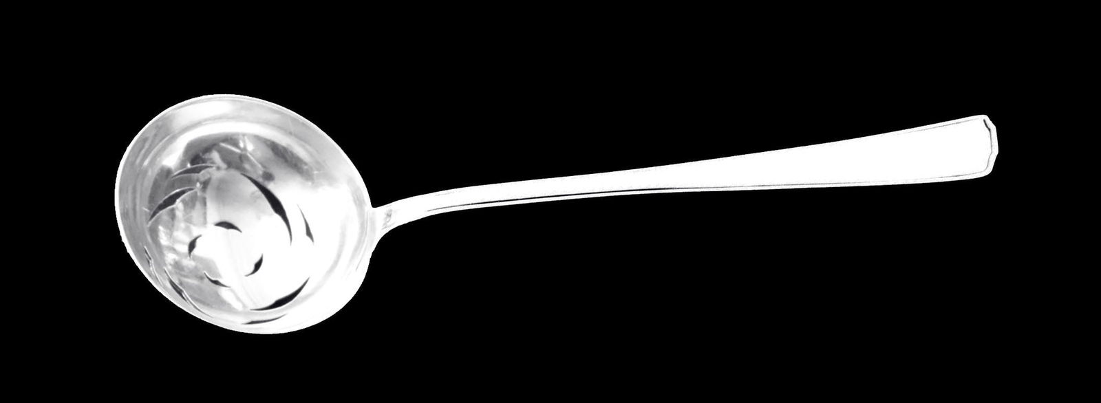 RAVINET D'ENFERT - 17pc SET ART DECO 950 STERLING SILVER FLATWARE SERVING PIECES - 8