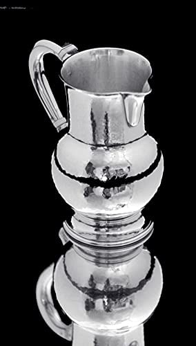 PUIFORCAT (HERMES) 6pc. 950 STERLING SILVER HAMMER FINISH ART DECO TEA / COFFEE SET - 1920s - 7