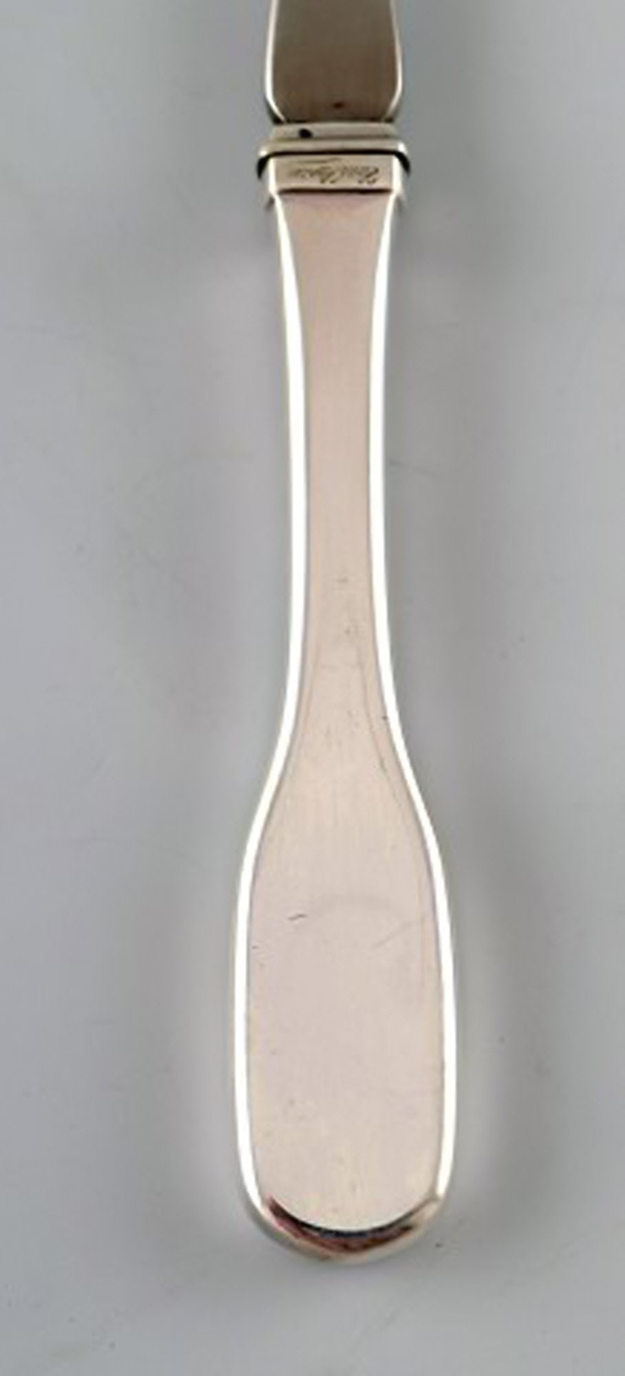 Hans Hansen cutlery Susanne salad set in sterling silver and stainless steel. - 3