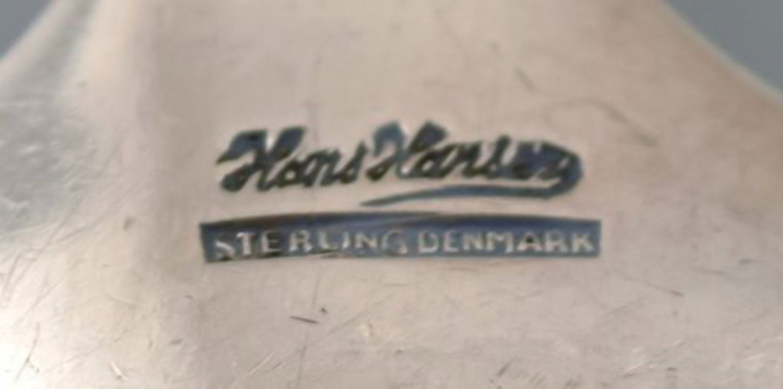 Hans Hansen cutlery Susanne serving spoon in sterling silver. - 4