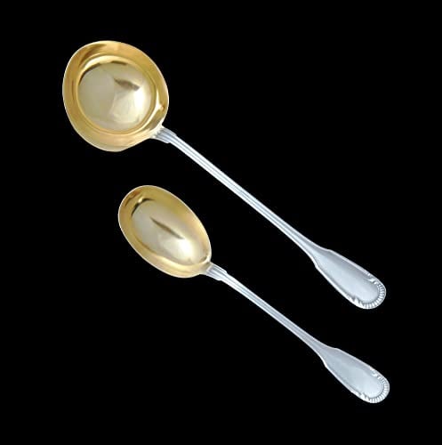 SAVARY & FILS 182pc FRENCH 950 STERLING SILVER FLATWARE SET, 26 SERVING PIECES + CHEST 1850-1899 - 12