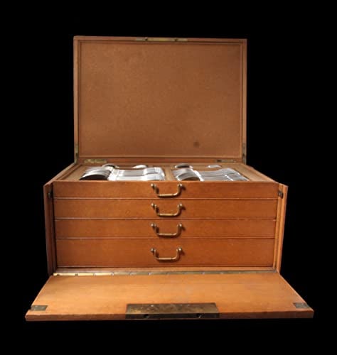 SAVARY & FILS 182pc FRENCH 950 STERLING SILVER FLATWARE SET, 26 SERVING PIECES + CHEST 1850-1899 - 3