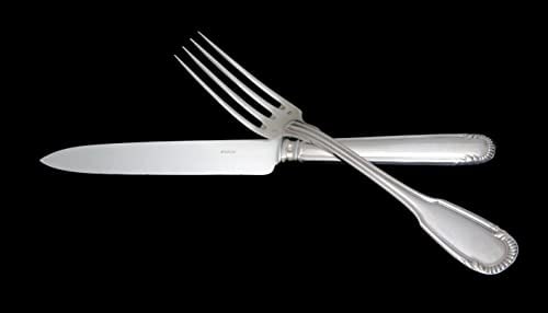 SAVARY & FILS 182pc FRENCH 950 STERLING SILVER FLATWARE SET, 26 SERVING PIECES + CHEST 1850-1899 - 7