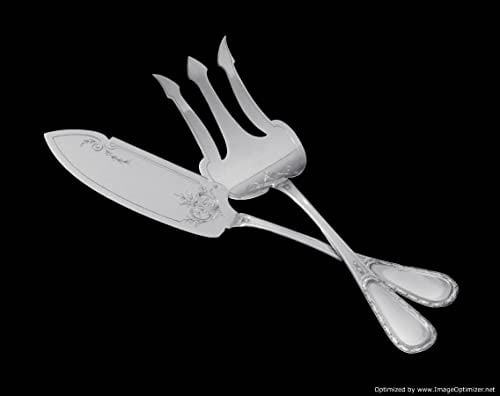 ROUSSEL - 16 SERVING PIECES ANTIQUE FRENCH 950 STERLING SILVER - 1890s - 3