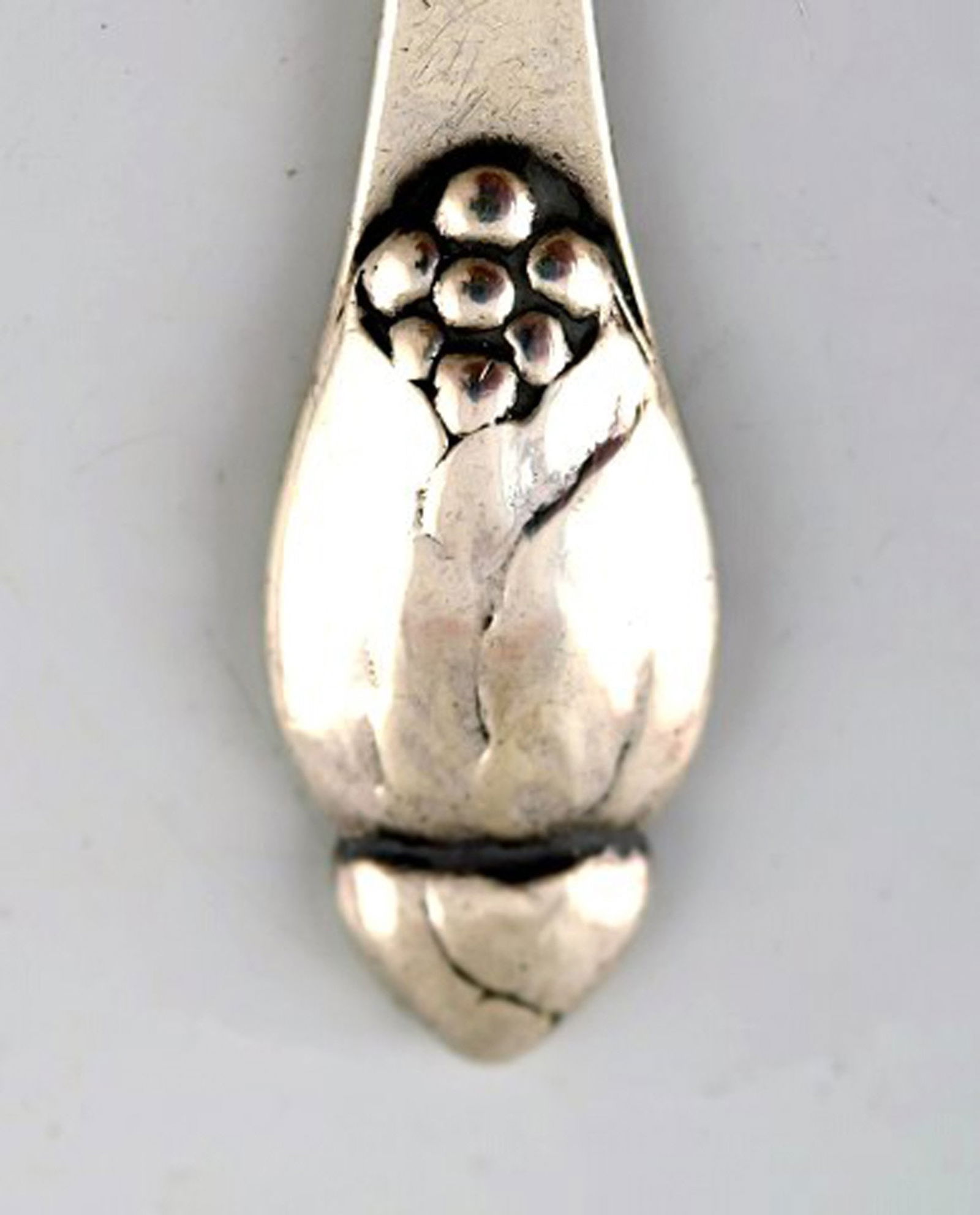 Evald Nielsen number 6, teaspoon in silver. - 2