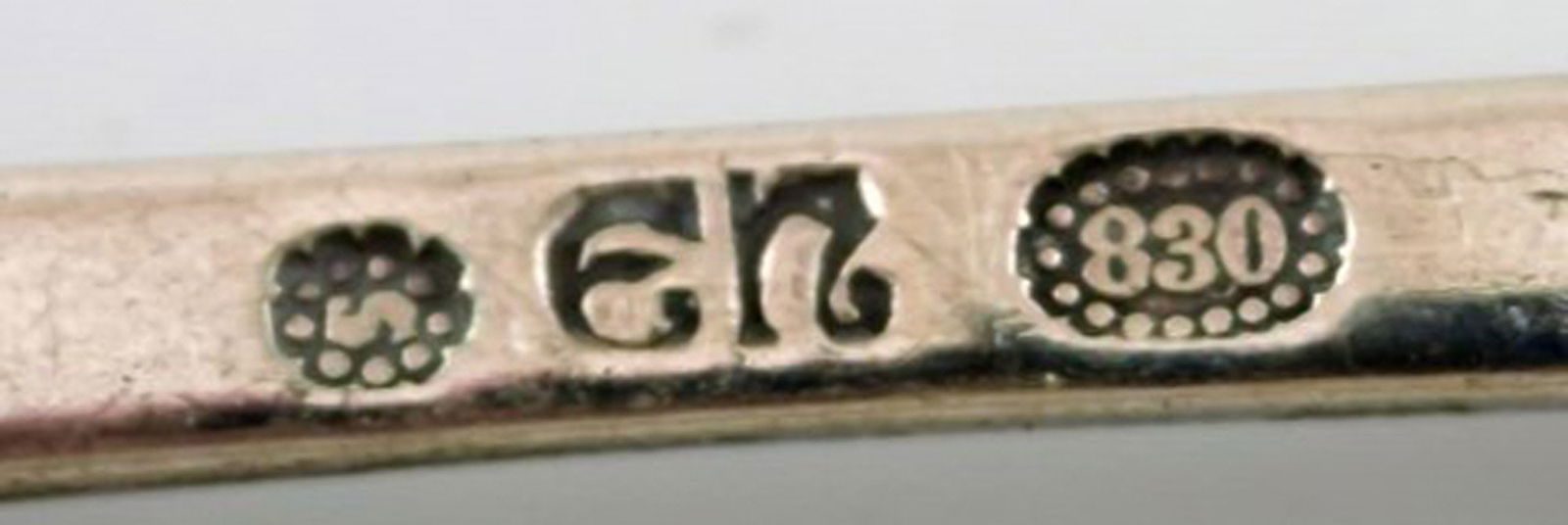 Evald Nielsen number 6, teaspoon in silver. - 3