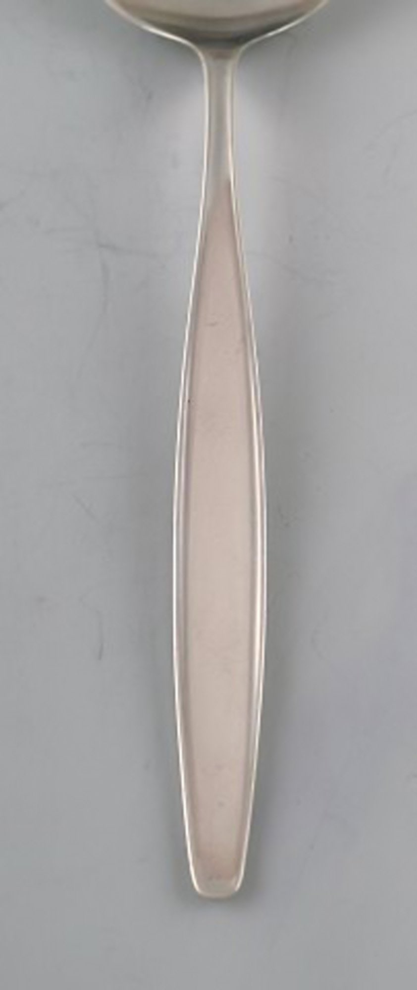 Tias Eckhoff for Georg Jensen. "Cypress" dessert spoon in sterling silver. - 2