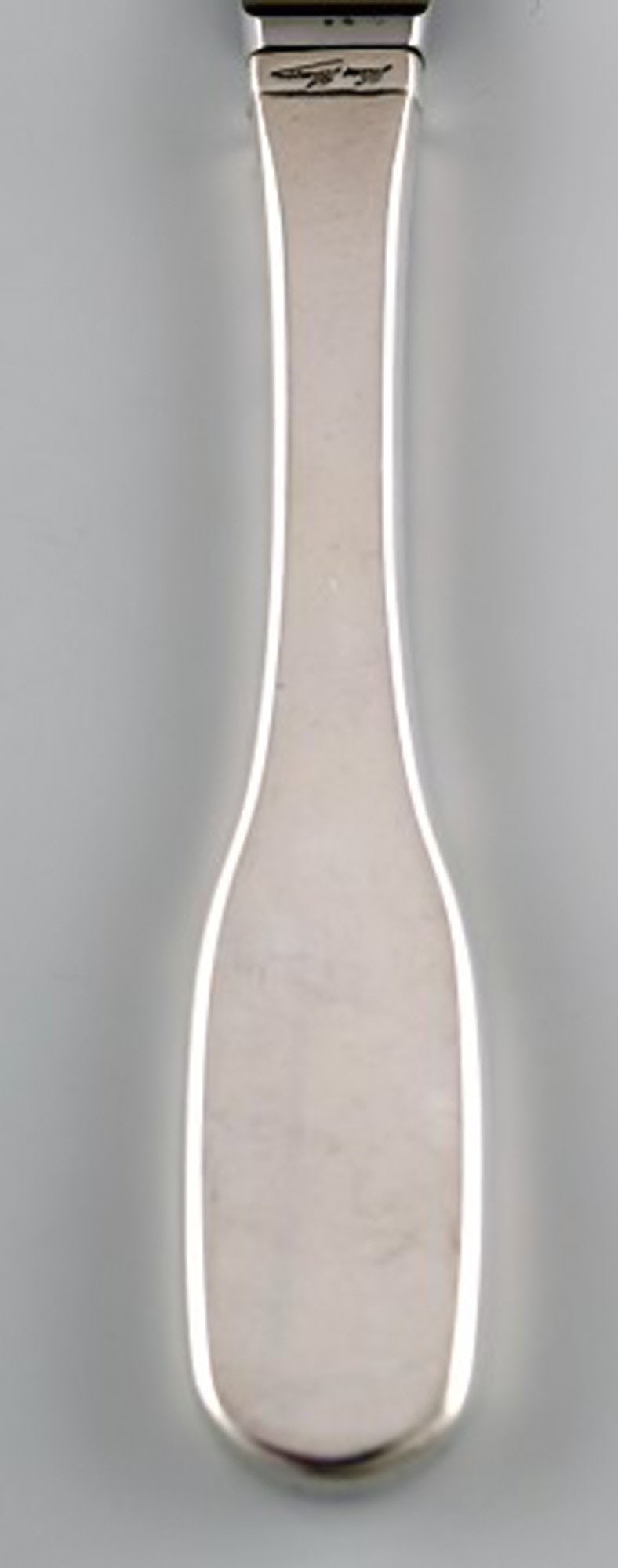 Hans Hansen cutlery Susanne lunch knife in sterling silver. - 2