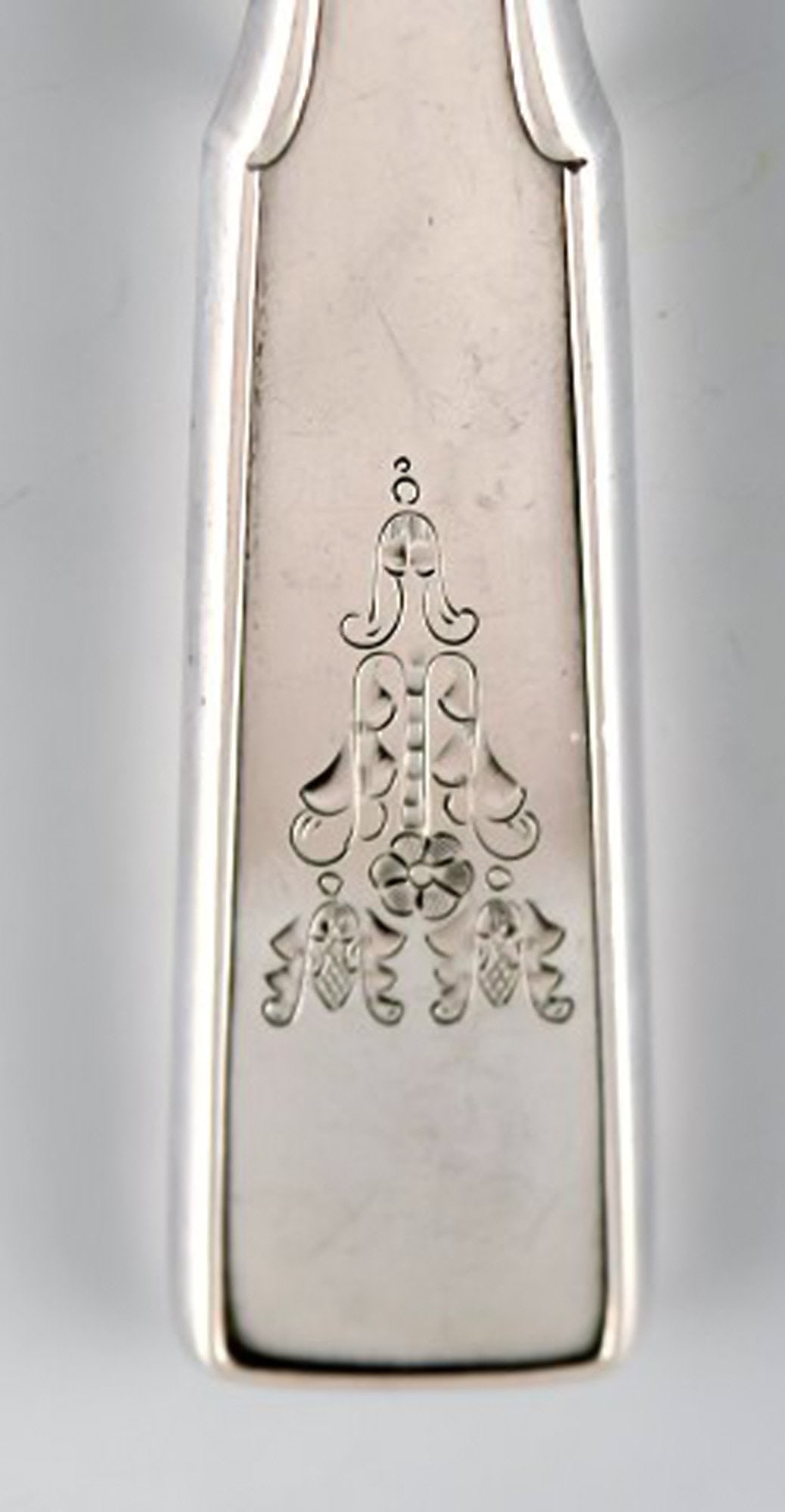 Hans Hansen silverware number 2. Bottle opener in danish silver and stainless steel. - 2