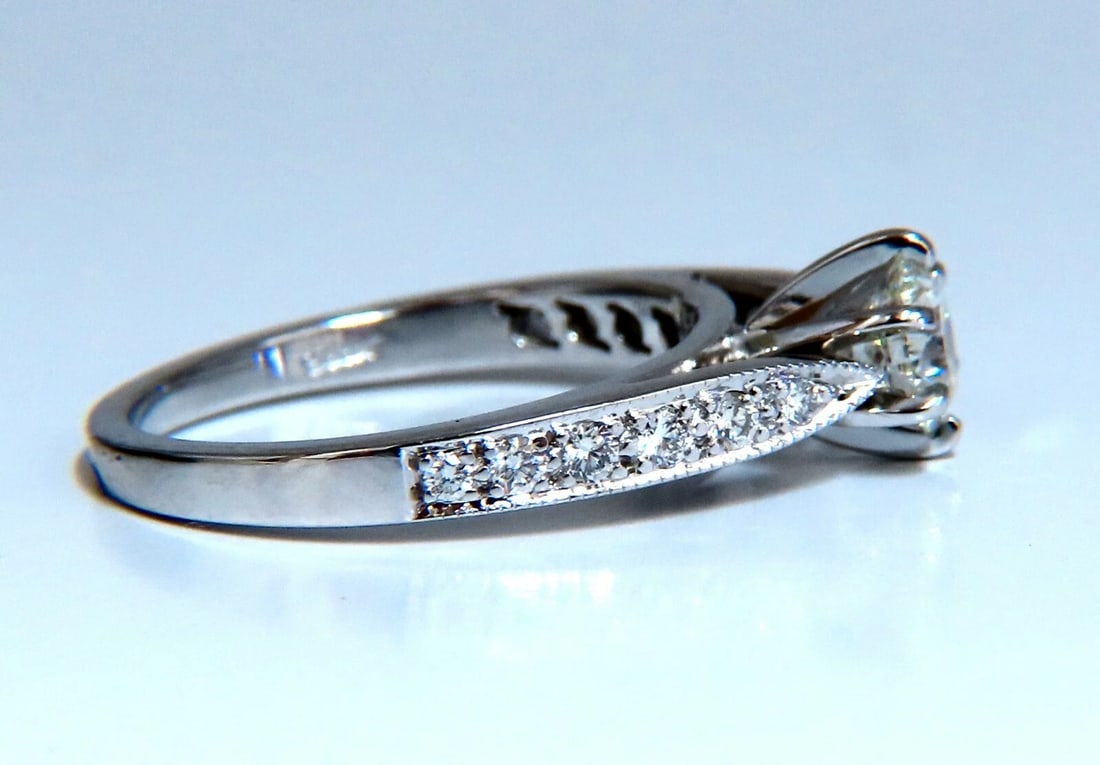 .50ct Natural Round Cut Diamond Ring H/VS 14kt - 3