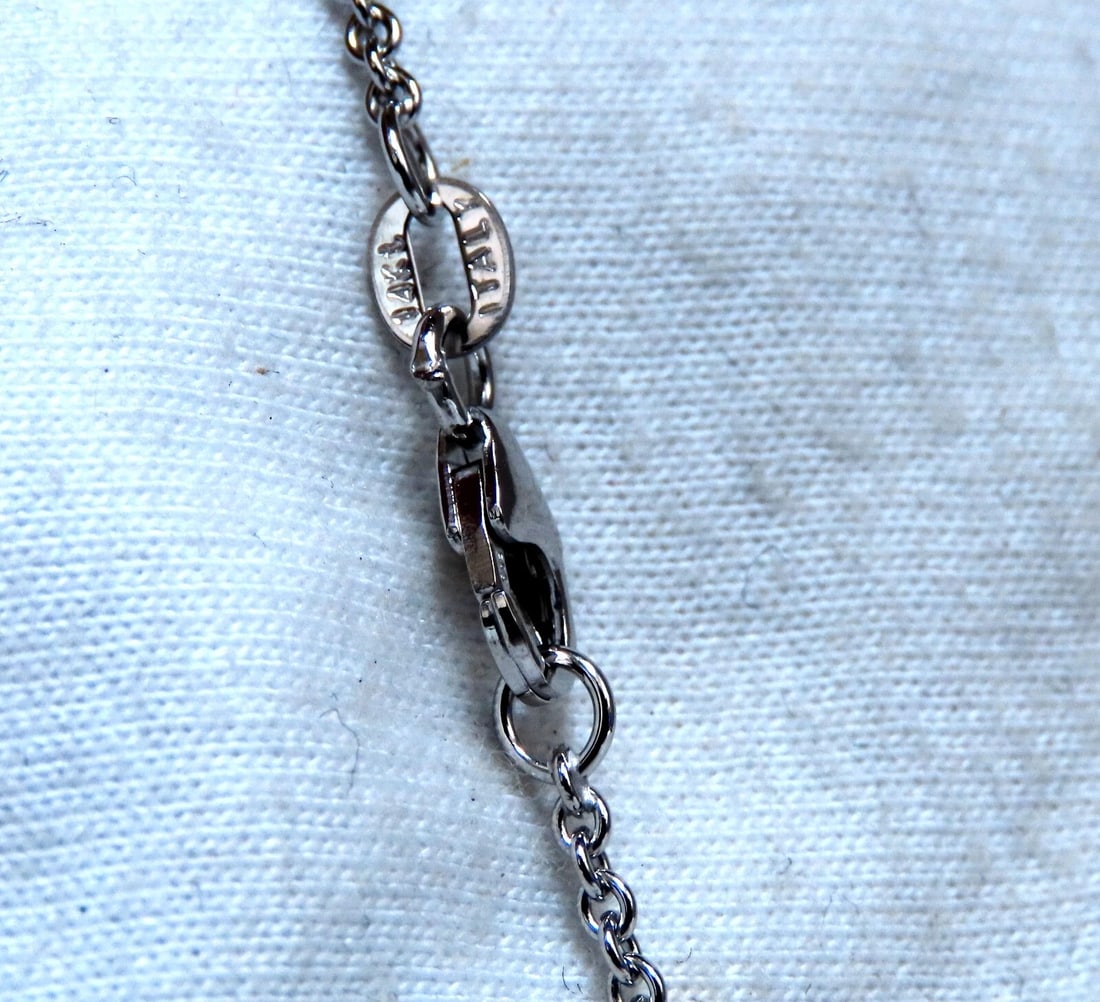 GIA certified 2.23ct Natural No Heat Heart Sapphire Diamonds Necklace 14kt ** - 6