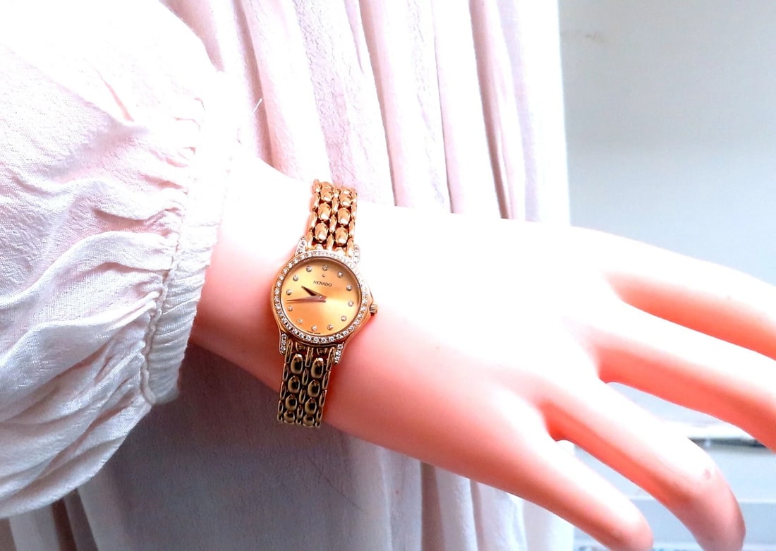 Movado Watch 14kt Gold** - 7