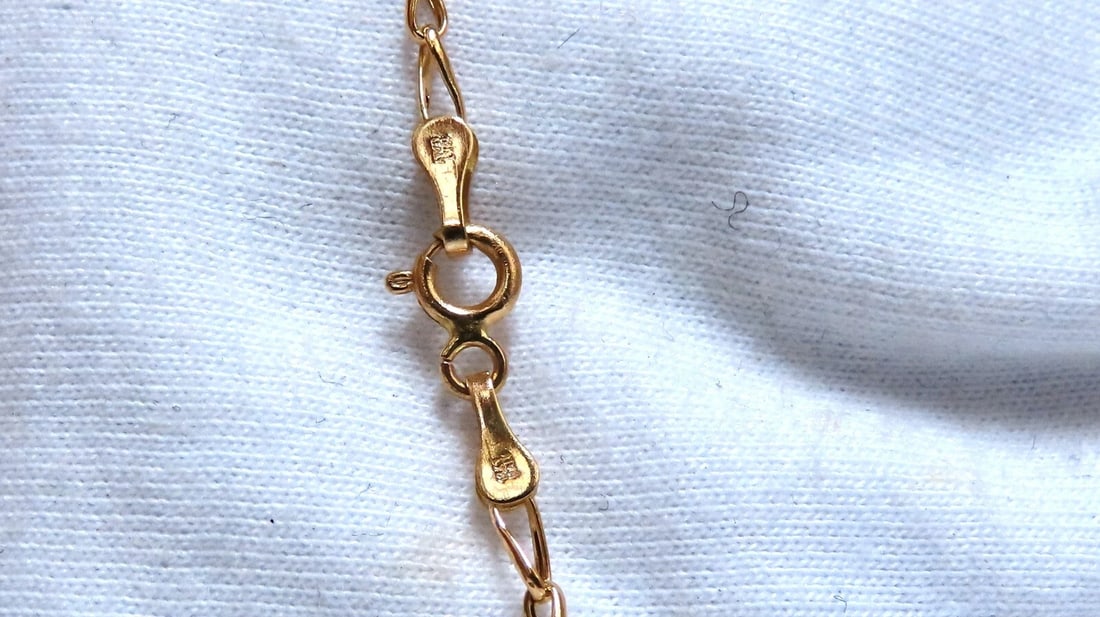 2.40ct natural diamonds open heart necklace 14kt g/vs** - 4