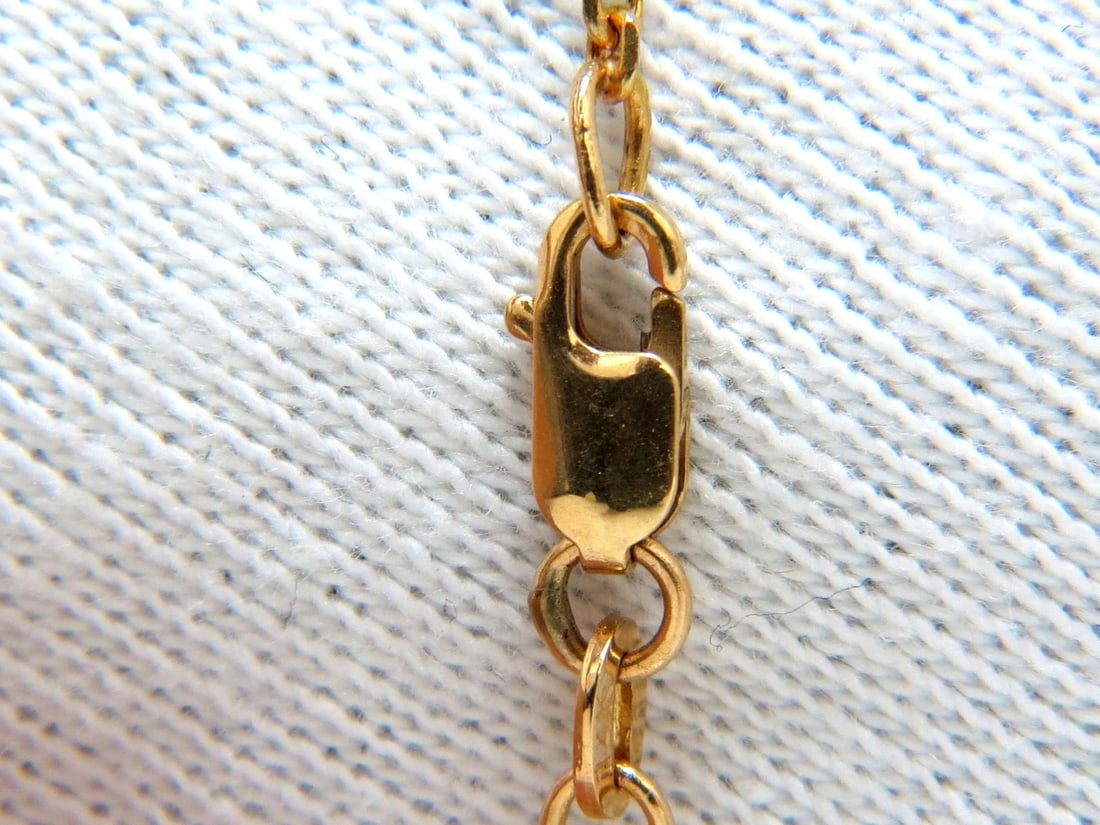 2.06CT NATURAL FANCY YELLOW ORANGE BROWN LIGHT PINK DIAMOND PENDANT CHA** - 10