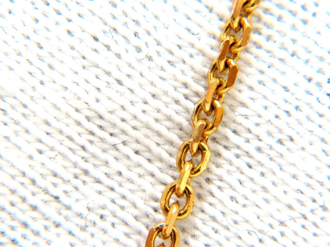 2.06CT NATURAL FANCY YELLOW ORANGE BROWN LIGHT PINK DIAMOND PENDANT CHA** - 9