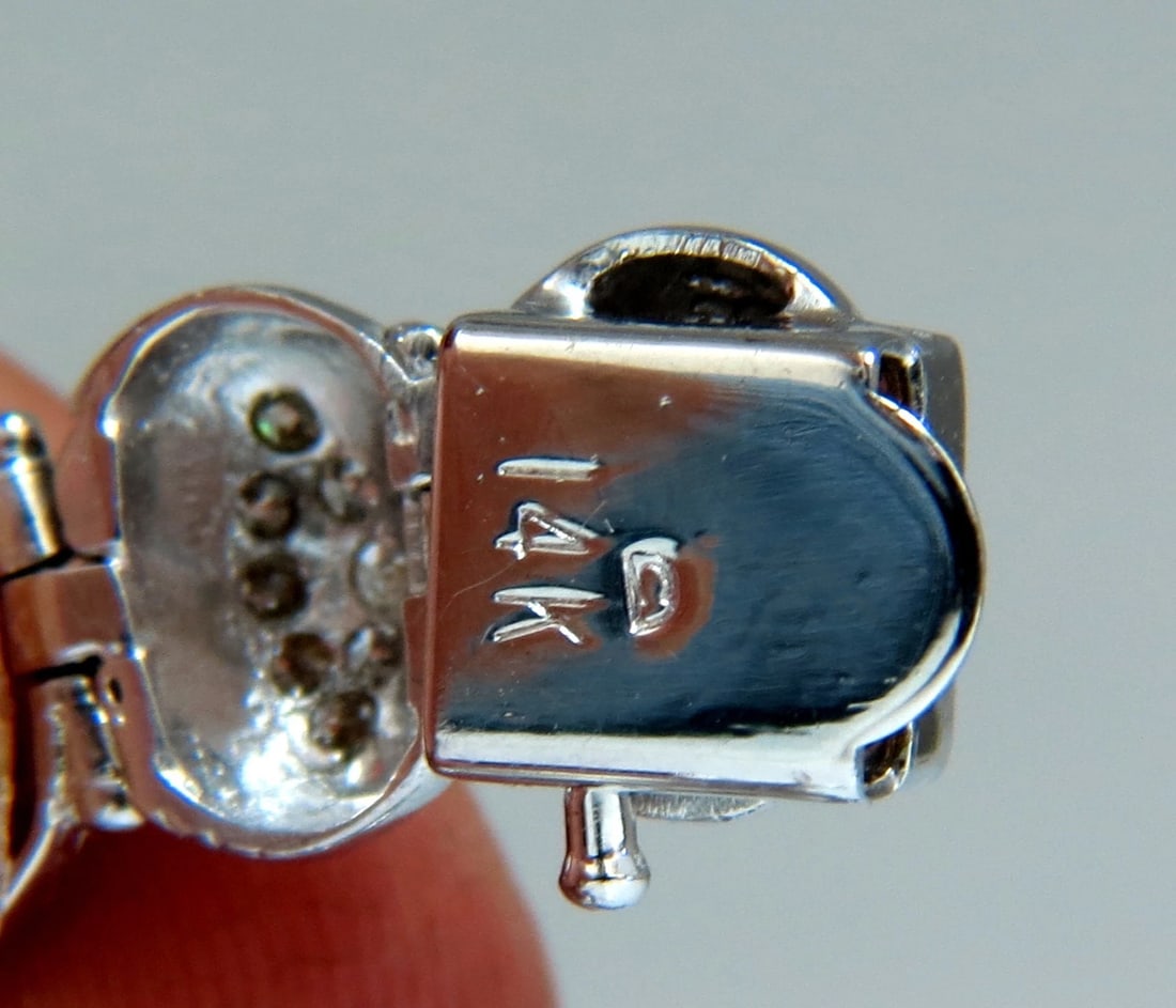 Mod Watermelon Link 1.00ct Diamonds Tennis Bracelet 14kt** - 3