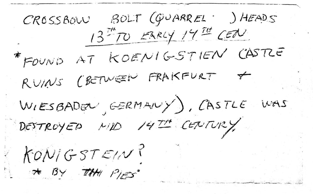 GERMAN CROSSBOW BOLT, EARLY 14TH CENTURY - 3