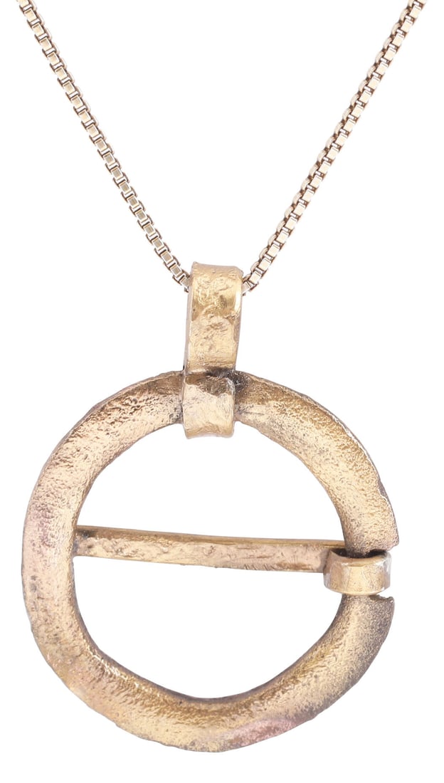 ANCIENT VIKING PROTECTIVE BROOCH NECKLACE - 2