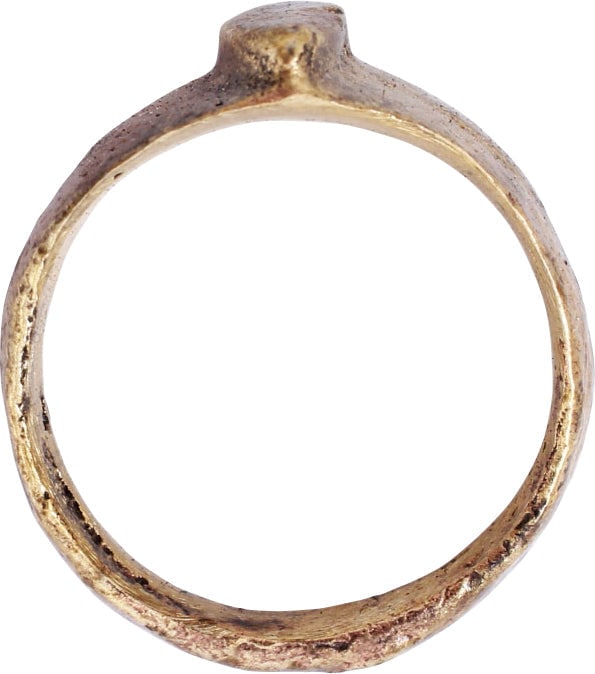 ENGLISH CHILD'S RING, 15th-16th C., SZ 1 ¾ - 2