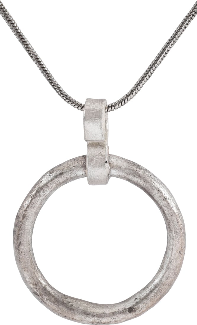 CELTIC PROSPERITY RING NECKLACE C.400-100 BC. - 2