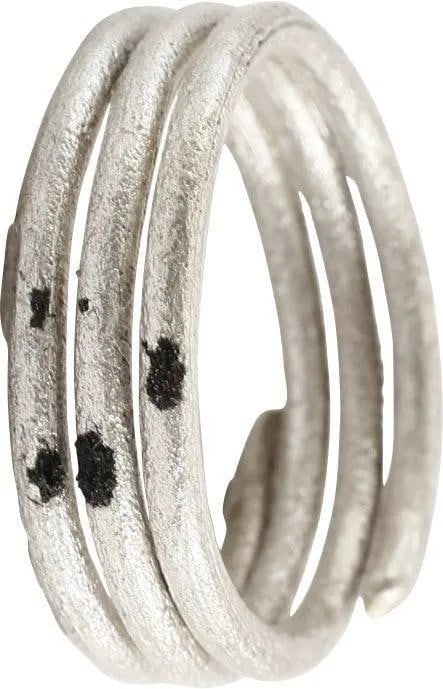 ANCIENT VIKING COIL RING C.800-1050 AD, SZ 10 3/4 (1 of 4)