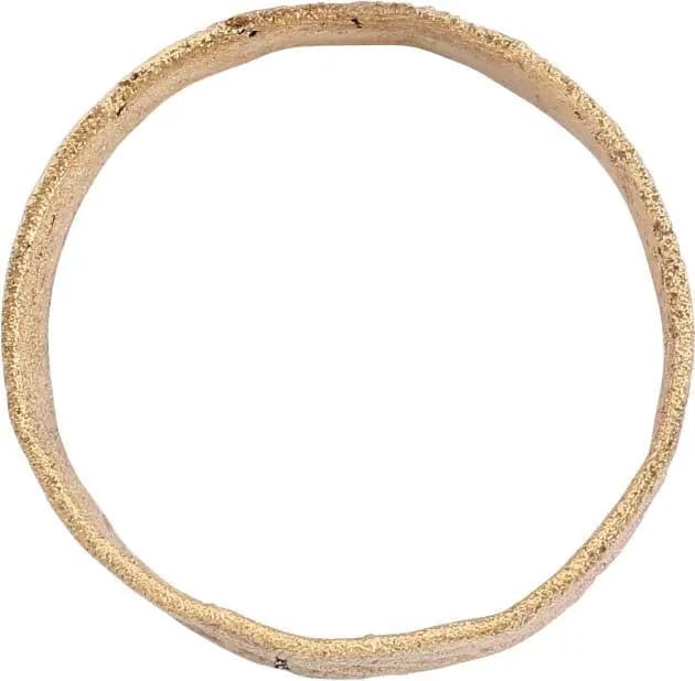 RARE VIKING DECORATED WEDDING RING 10th C.AD, SZ 9 1/2 - 2