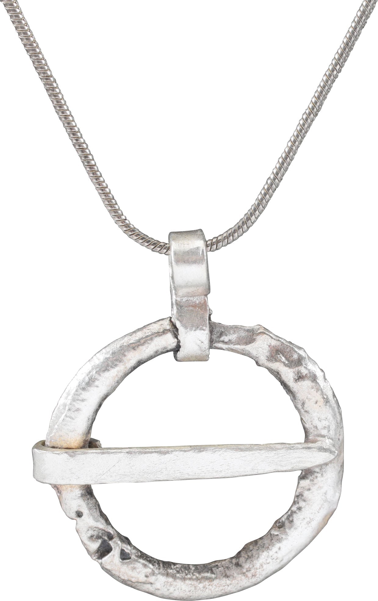 VIKING PROTECTIVE BROOCH PENDANT, 10TH-11th CENTURY. (1 of 4)