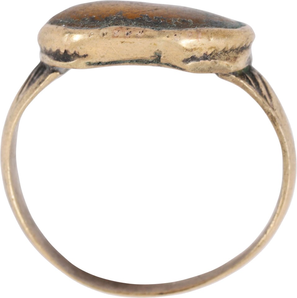 EASTERN EUROPEAN GYPSY RING, SIZE 8 1/4 - 2