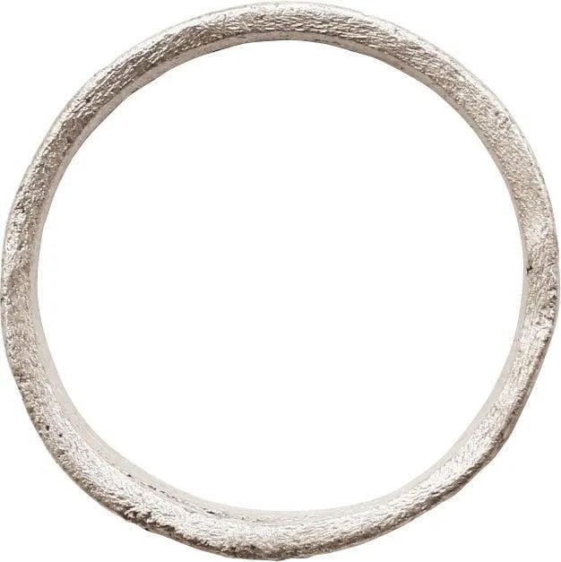 VIKING WOMAN'S WEDDING RING, 10TH-11TH C.AD, SZ 4 3/4 - 2