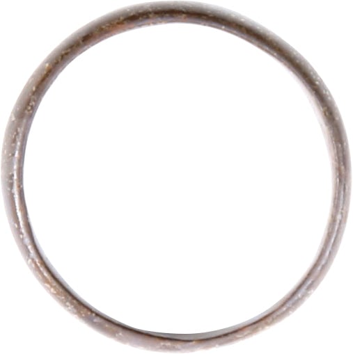 RARE COPPER VIKING WEDDING RING, 900-1050 AD, SIZE 10 ¾ - 2
