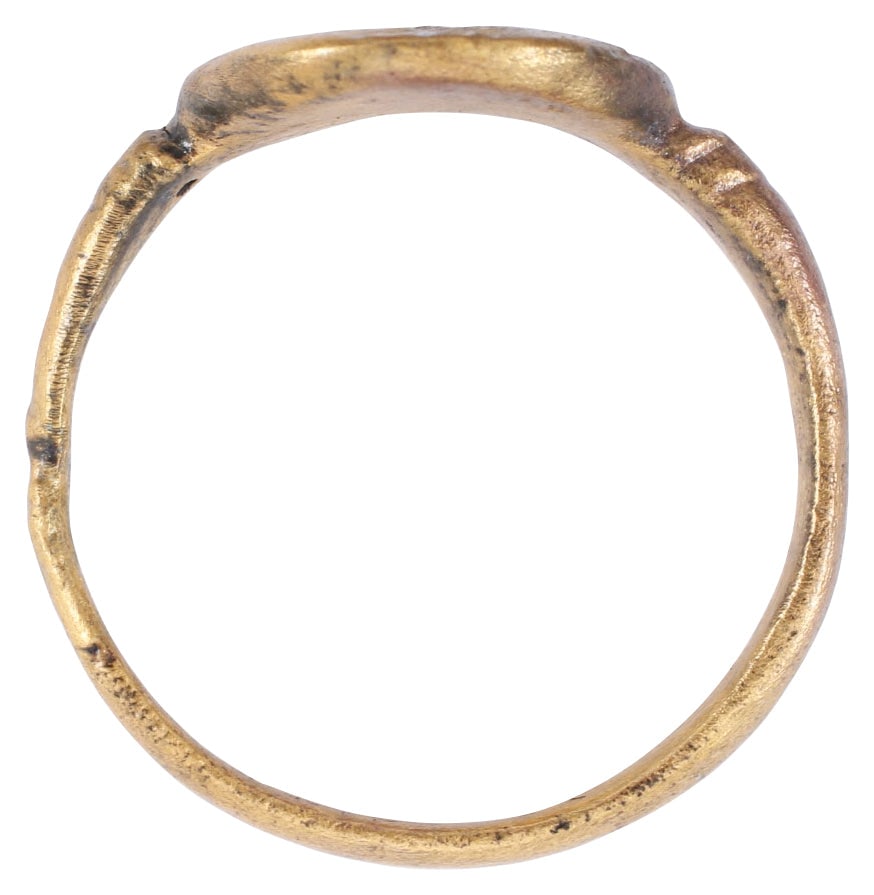 MEDIEVAL EUROPEAN RING 650-900 AD, SIZE 9 3/4 - 2