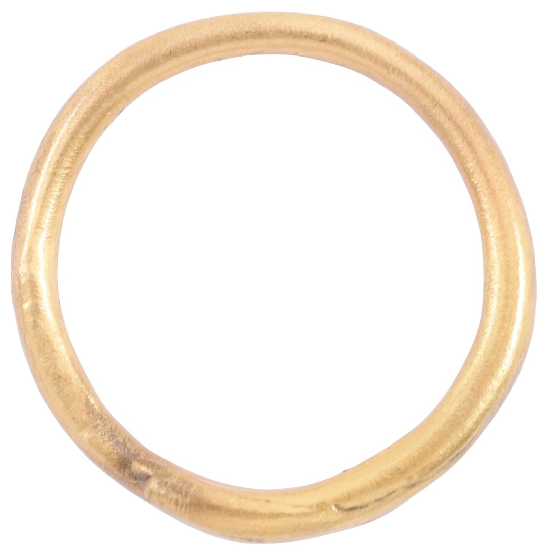 VIKING COIL RING, 9TH-10TH CENTURY AD, SIZE 8 ¾ - 2