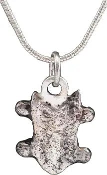 MEDIEVAL EUROPEAN NOBLE WOMAN'S PENDANT NECKLACE - 2