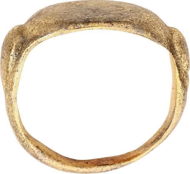 EUROPEAN BETROTHAL RING, 16TH-17TH CENTURY, SIZE 9 - 2