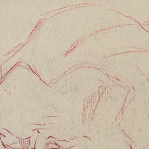 Albert FIGAY (1907-2004) Man Portrait signed - Drawing Antique Original - 4