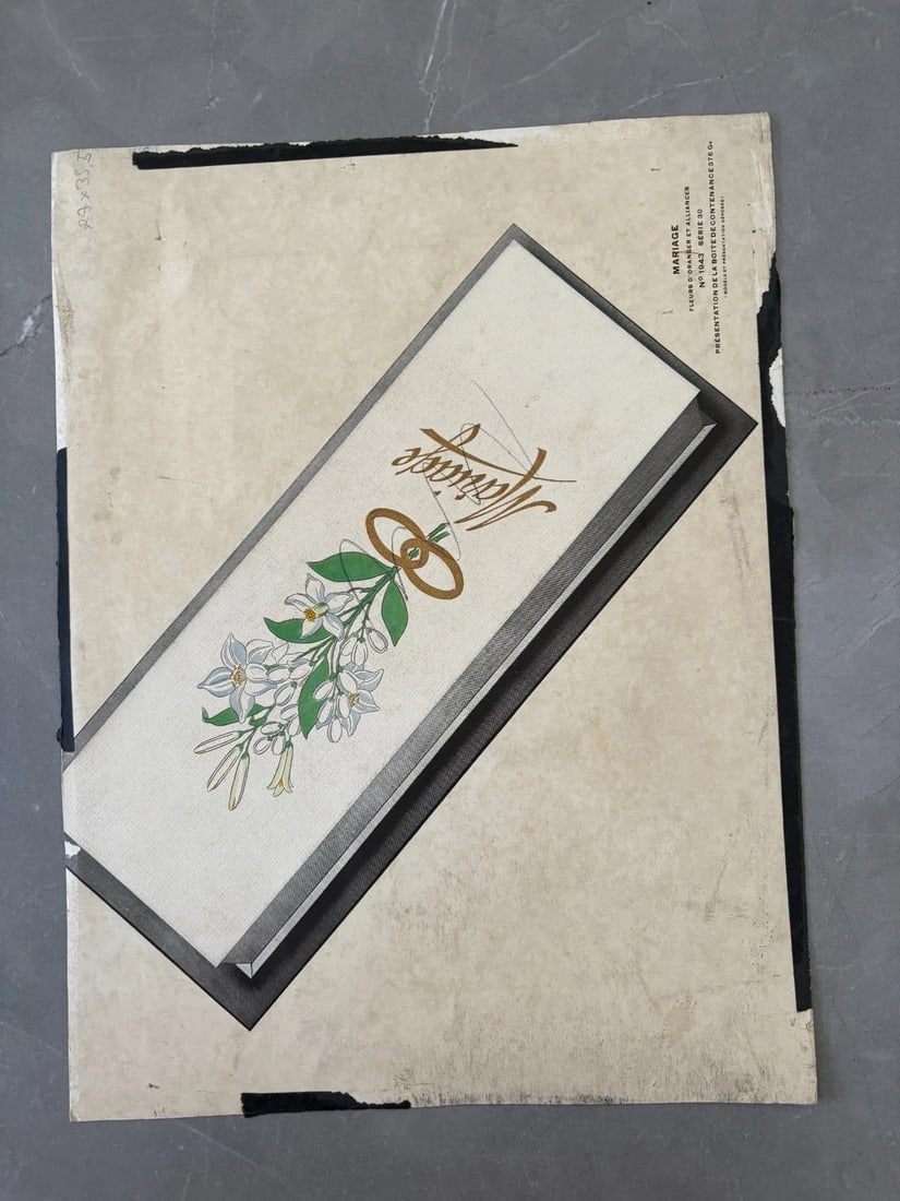 Henri MORISSET (1870-1956) Landscape People Drawing Vintage Original signed - 8