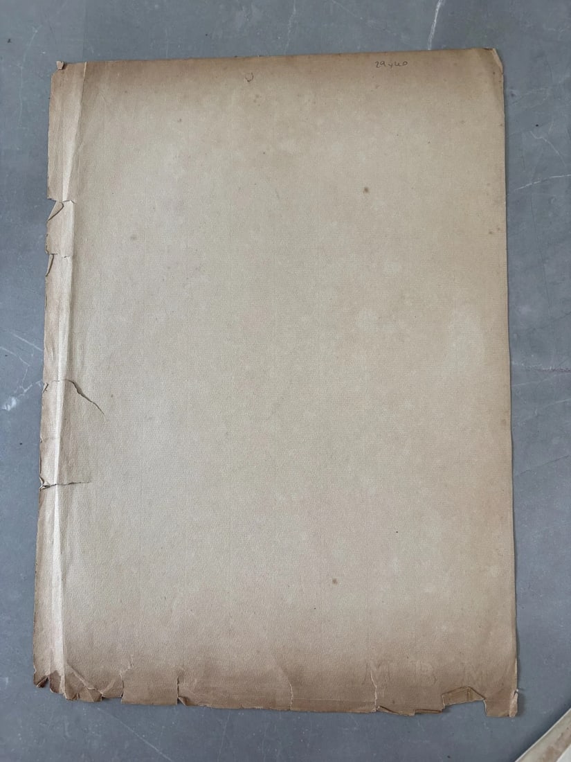 Antique Original Drawing Woman Portrait, Profil signed 1920 - 8