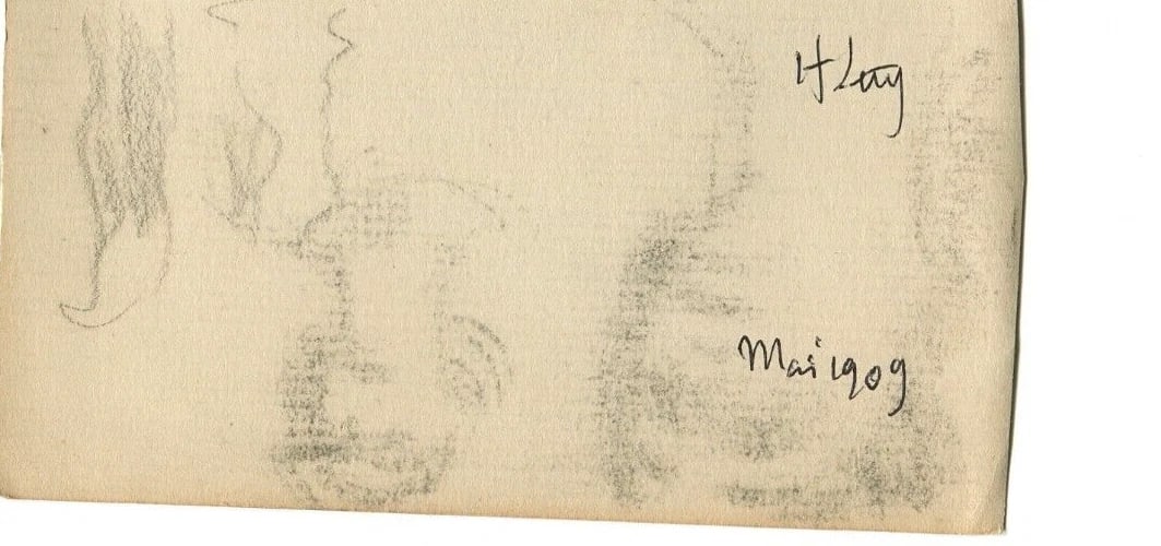 Antique Pencil Original Impressionist Kids, Water, Portrait, Games Artwork - 6