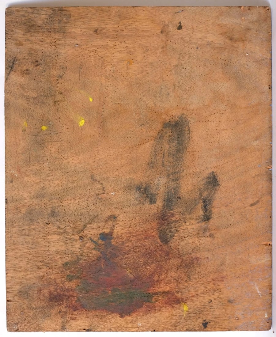 Antique Oil Painting Still Life Orange Yellow Bouquet, Flowers, Floral - 7